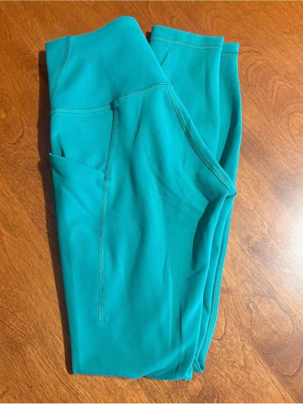 lululemon athletica Teal Leggings with Side Pocket